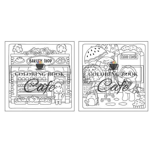 Cute Shop - Sd og Hyggelig Malebog