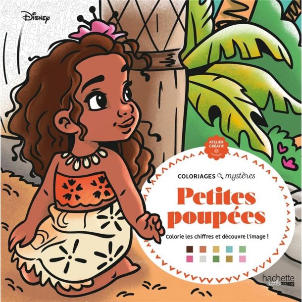 Disney Paint-by-Numbers - Little Dolls (Vaiana &amp; others)