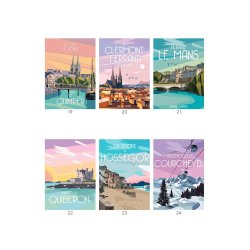 Paint By Numbers - Wonderful Escapades � Sweet France: Color by Numbers and Discover the Picture