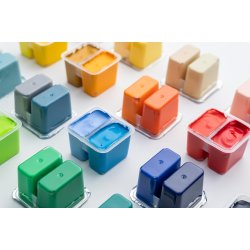HIMI Twin Cup Jelly Gouache - 48 Farver, Green Case