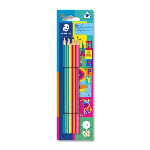 Staedtler HB Blyanter Happy � 4 stk.