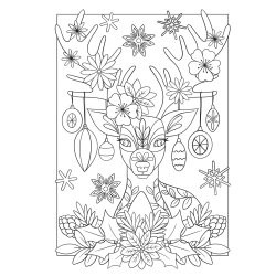 Christmas Cheer - Coloring book