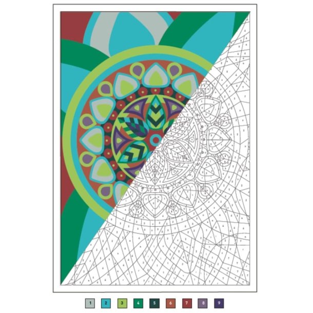 Paint-by-Numbers - Mandalas