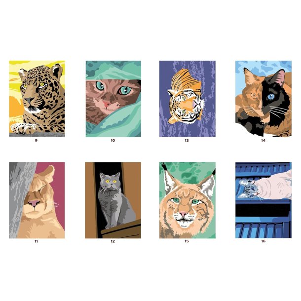 Paint-by-Numbers - Cats and Felines