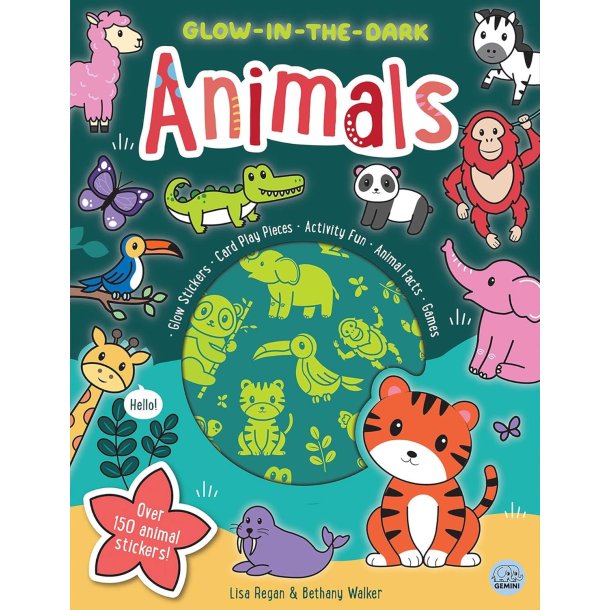 Glow-in-the-Dark Animals Sticker Activity