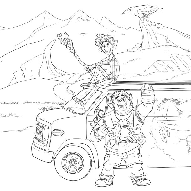 Disney Coloring Book - Brothers and Sisters (Frozen &amp; others)