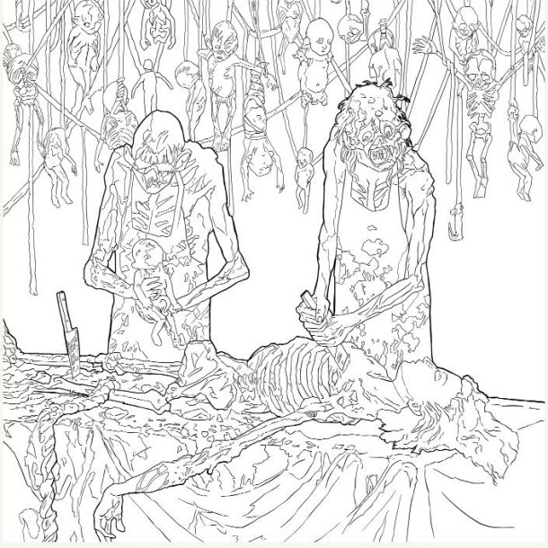 The Official Cannibal Corpse Colouring Book