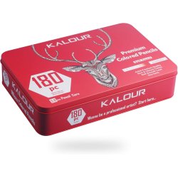 KALOUR Premium farveblyanter - 180-stk.