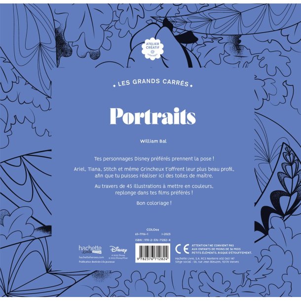 Disney Coloring Book - Portraits (Alice in Wonderland &amp; others)