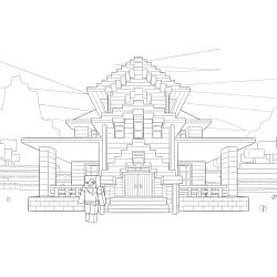 The Official Minecraft Coloring Adventures Book: Create, Explore, Color!