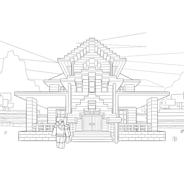 The Official Minecraft Coloring Adventures Book: Create, Explore, Color!
