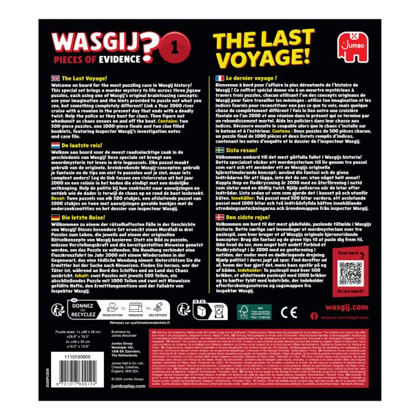 NYHED! Wasgij Pieces of Evidence 1 - The Last Voyage!
