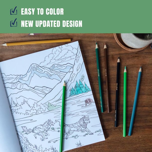 Howl: The Call of the Wolf: A Stress-Relieving Adult Coloring Book