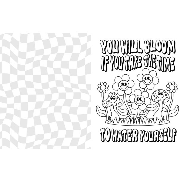 Grow Through What You Go Through: A Mindful Coloring Book