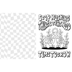 Grow Through What You Go Through: A Mindful Coloring Book