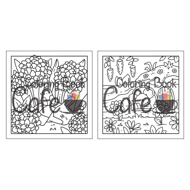 Garden Cuties - Sd og hyggelig malebog