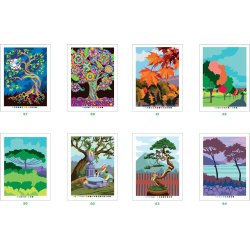 Paint By Numbers - Trees of the World