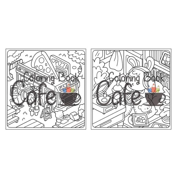 Comfy Corners - Sd og Hyggelig Malebog