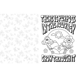 Grow Through What You Go Through: A Mindful Coloring Book