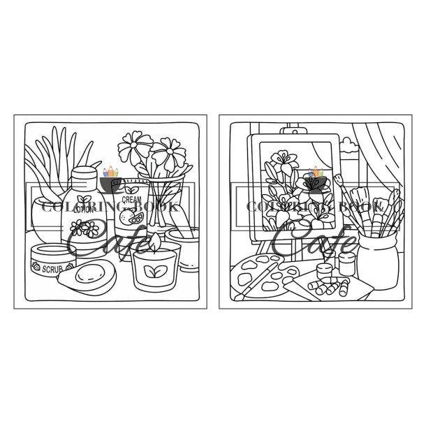 Cozy Corners - Sd og Hyggelig Malebog