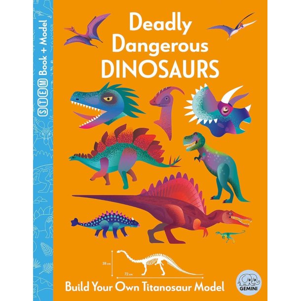 Deadly Dangerous Dinosaurs STEM Book + Model Kit