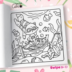 Cozy Island - Sd og Hyggelig Malebog