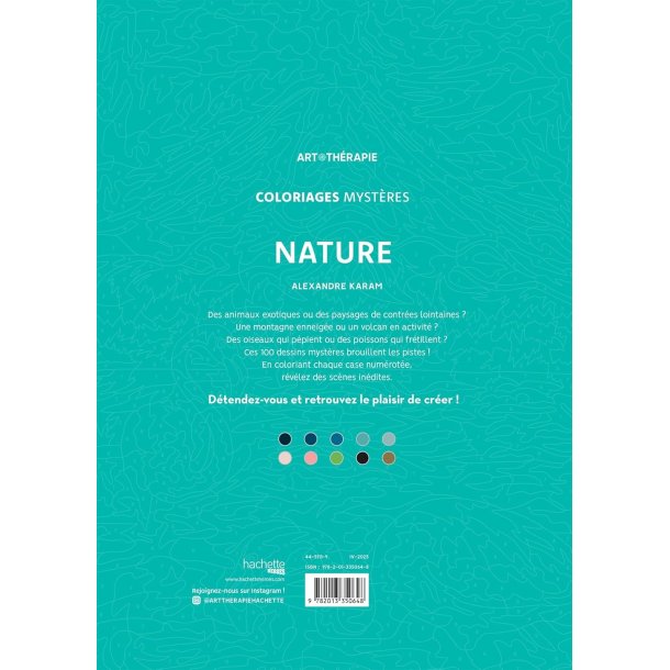 Paint-by-Numbers - Nature: 100 Original Mystery Colouring Pages