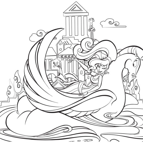 Disney Coloring Book - Grand Classics (Aladdin &amp; others)