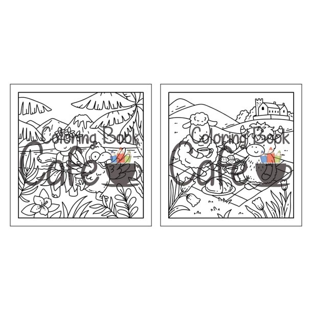 Cozy Escapes - Sd og Hyggelig Malebog