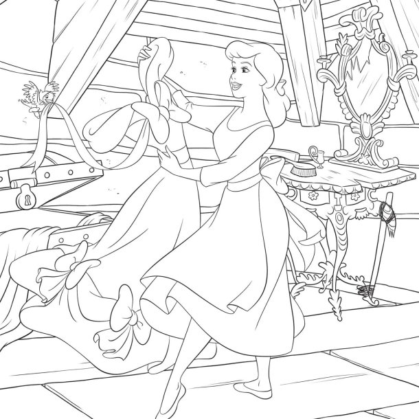 Disney Coloring Book - Grand Classics (Aladdin &amp; others)
