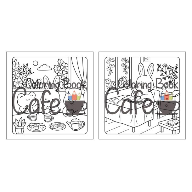 Comfy Spring - Sd og hyggelig malebog