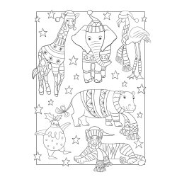 Christmas Cheer - Coloring book