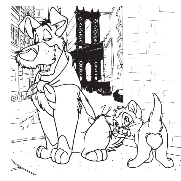 Disney Coloring Book - Furballs (The Lion King &amp; others)