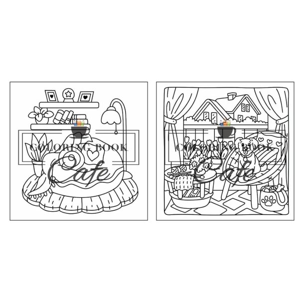 Cozy Corners - Sd og Hyggelig Malebog