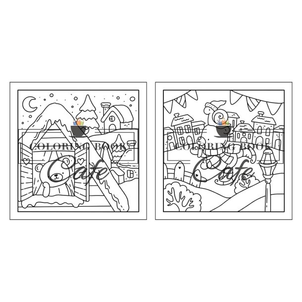 Cozy Winter - Sd og Hyggelig Malebog