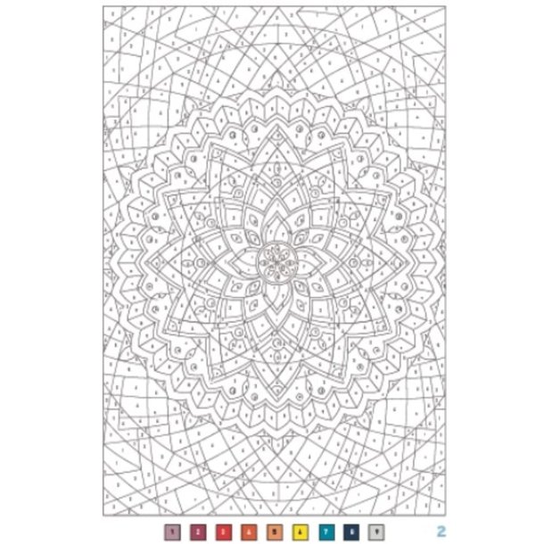 Paint-by-Numbers - Mandalas
