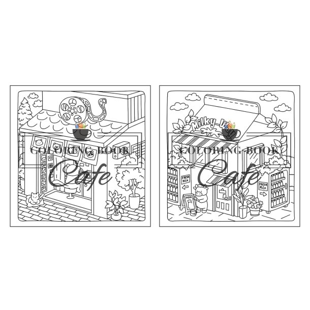 Cute Shop - Sd og Hyggelig Malebog