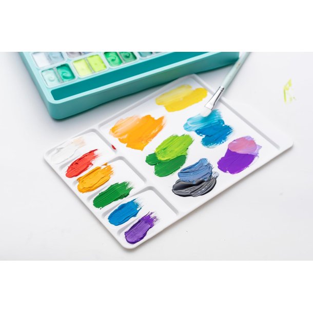 HIMI Twin Cup Jelly Gouache - 48 Farver, Green Case