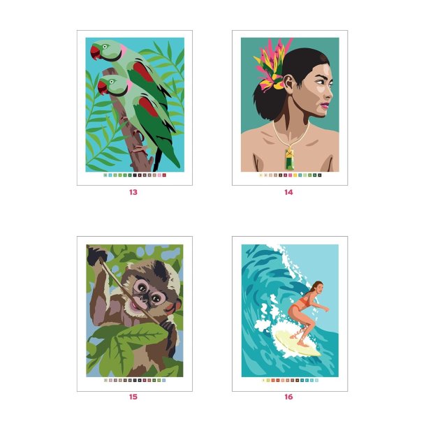 Paint-by-Numbers - Tropical