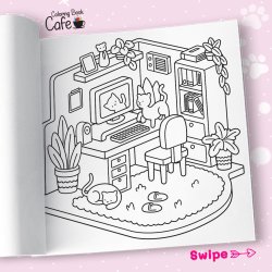 Comfy Cat Life - Sd og Hyggelig Malebog