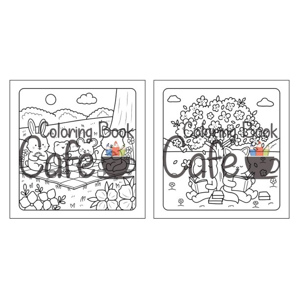 Comfy Spring - Sd og hyggelig malebog