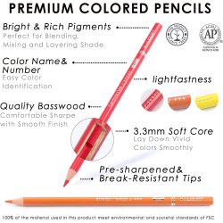 KALOUR Premium farveblyanter - 72-stk.