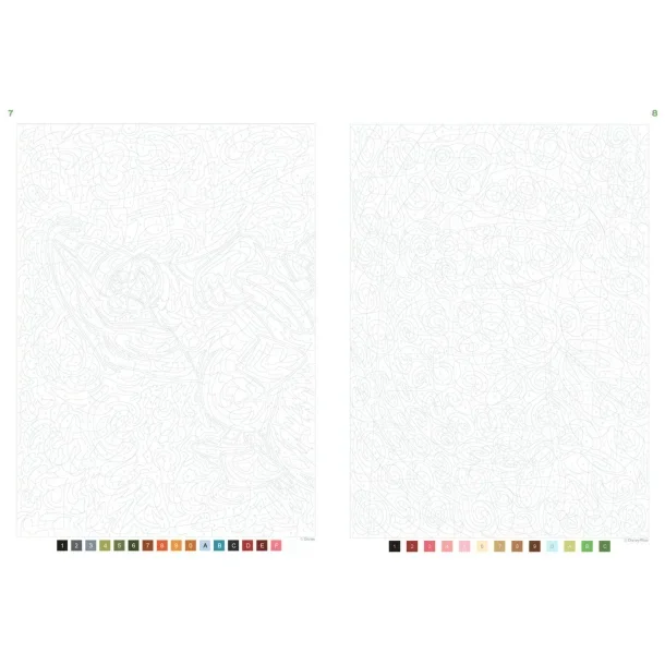  Disney Paint-by-Number - The Best of Animals-  48 stk. Akryltusch Pakke