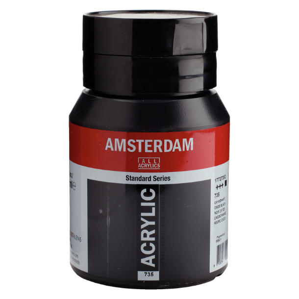 Amsterdam Akrylmaling 500 ml. Oxide Black (735)