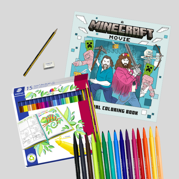 Minecraft Malebog m. Triplus Pen St  17 Dele 