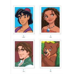 Disney Paint-by-Numbers - Optical Illusion, Heroes vs Villains