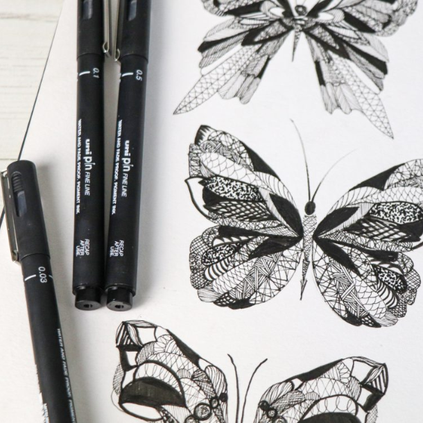 Uni pin - Permanent marker