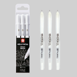 Gelly Roll Basic 3-Pak - White Fine