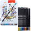 Bruynzeel Expression Farveblyanter Metallic 12-Pak