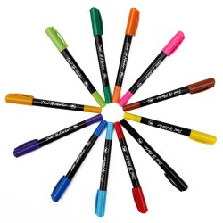 Mobee - Dualtip Marker Fine &amp; Extra Fine 12-Pak